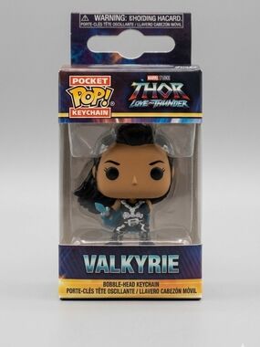 Marvel Valkyrie Funko Pocket Pop Keychain Thor Love & Thunder Collectible NWOT